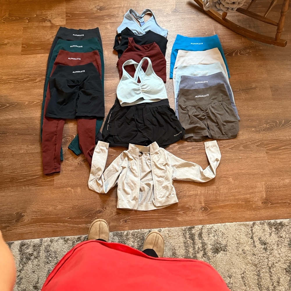 Alphalete OG collection 15 items (size small) (Xs jacket)